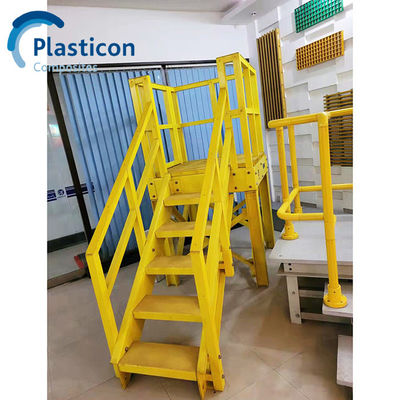 Pultrusion FRP escada de fibra reforçada escada de plástico personalizado