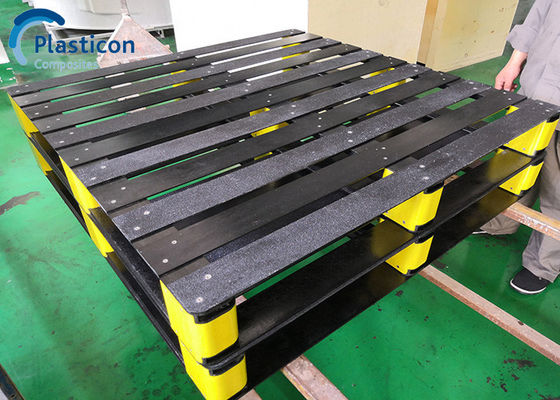 Embalagem de paletes Grelhas de FRP Grelhas de fibra de vidro de plataforma de espessura 19 mm