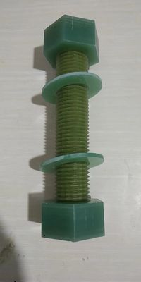 Resistência ao envelhecimento FRP Hex Head Bolts Metric Thread Superfície lisa