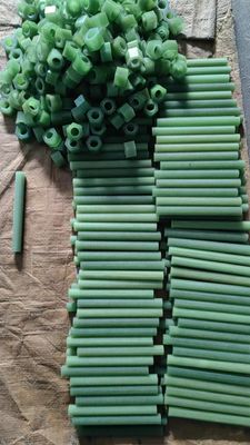 Parafusos de plástico de alta resistência parafusos de FRP com fio métrico cor verde