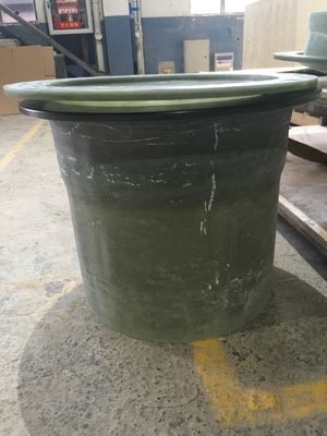 Capa de câmara de FRP verde reforçada com fibras de plástico resistente a altos impactos
