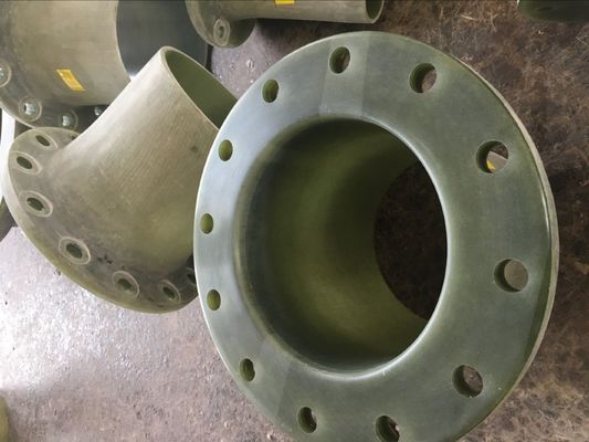 Flanca de plástico reforçada com fibra de vidro GRP com ligação de parafusos