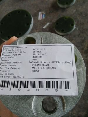 RTP-1 Flanca de fibra de vidro com material de junta de EPDM de temperatura nominal de 120o