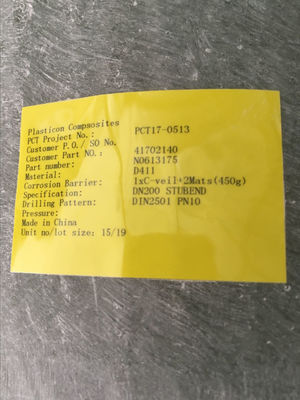 FRP de flange industrial com certificação ANSI / ASME B16.5