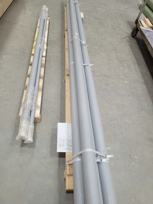 Tubo reforçado de vidro industrial de 2 mm Frp Tubo reforçado de fibra de vidro